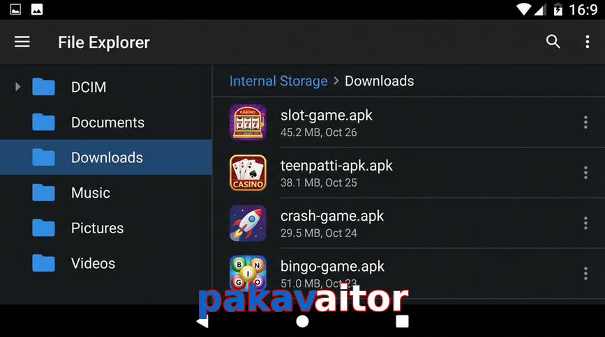 Main screen of Pakavaitor gameapk page for PK players